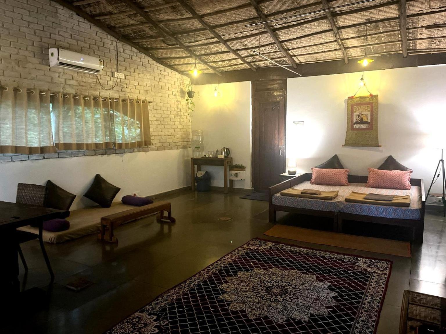 מנדרם Satori Wellness Cottages I Yoga, Sauna, Ice Bath, Holistic Therapies & More מראה חיצוני תמונה